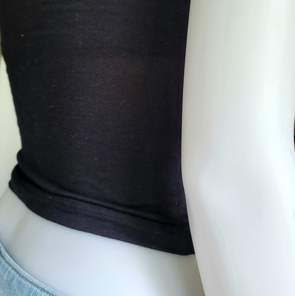NWT Zenana Outfitters Black Tube Top Size S - Picture 4 of 11
